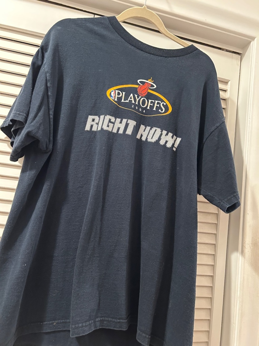 NBA black Miami Heat Playoffs Graphic Tee  collectible. Vintage.